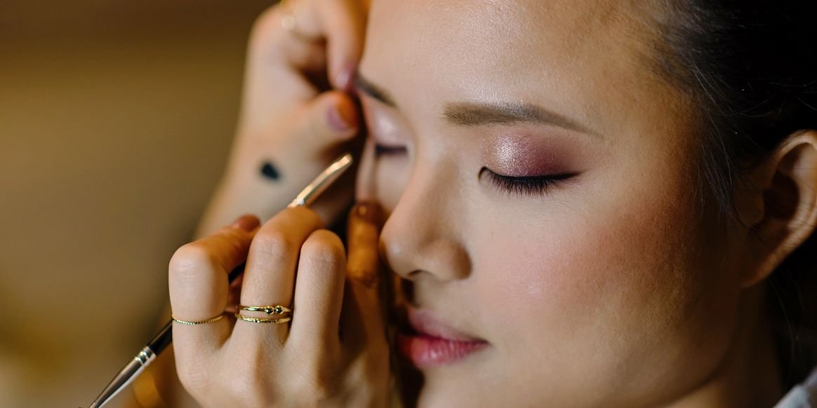 Glam by Nanie Houston Beauty and Bridal Texas Makeup Artist Asian Bridal Wedding Dress Houston